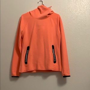 Scoop neck hoodie